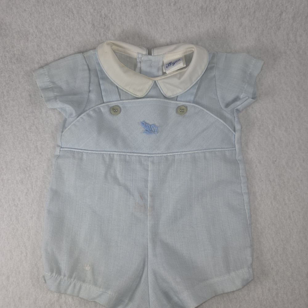 Vintage Bryan Boy Romper, Layette.